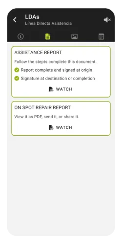 Mobile using EFI Tow app