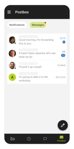 Mobile using EFI Tow app